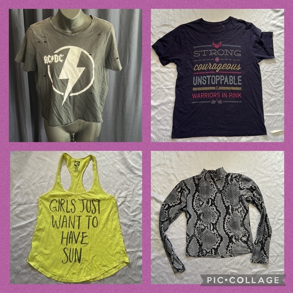 📦mix graphics Tees tank tops t-shirt and blouses for women lot wholesale box - Picture 5 of 14